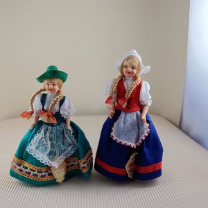 Vintage Folklore Doll: Collectible National Costume Doll