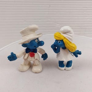 Smurfs Smurf Vroom Smurfette  Vintage Figures,choose one