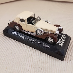 Vintage Solido Delage Coupe de Ville Diecast Car #4051 - Made in France
