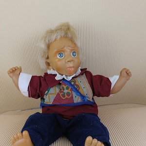 Vintage Danton plastic doll character boy