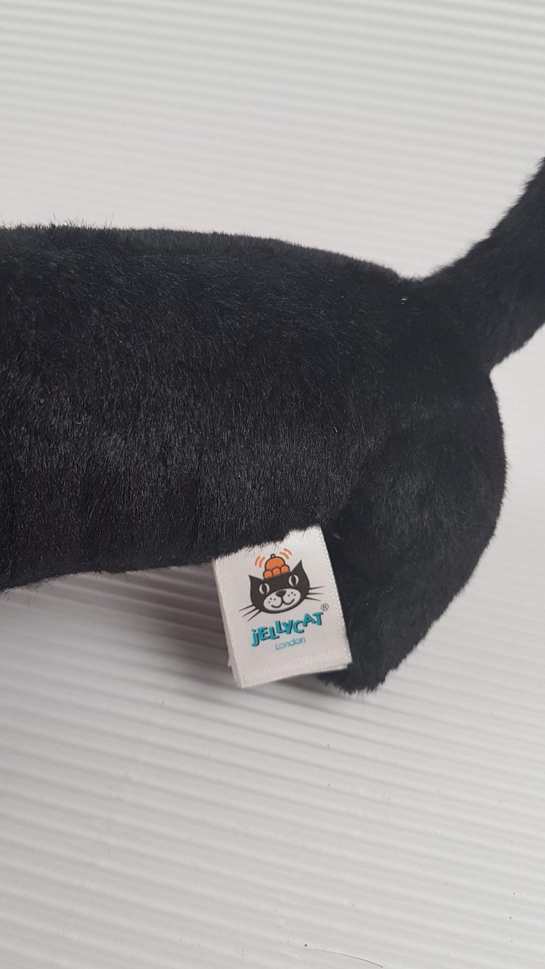 Vintage Cute Black Brown Dog Puppie Plush Toy Etsy