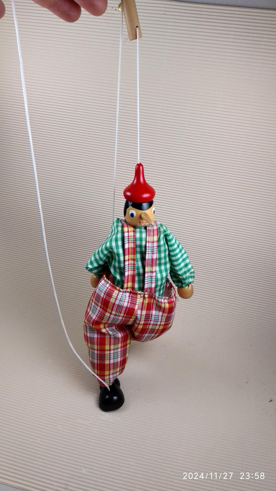 Vintage Pre Owned Pinocchio Puppet Marionette String Puppet Wood Toys ...