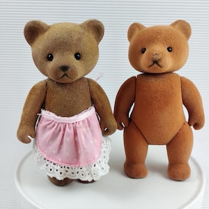 Calico Critters Bear Family of 2, Forest family