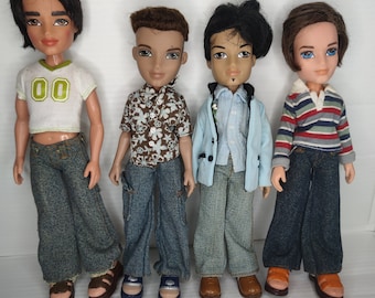 Vintage MGA Bratz Boyz Dolls, Collectible or Repaint Project