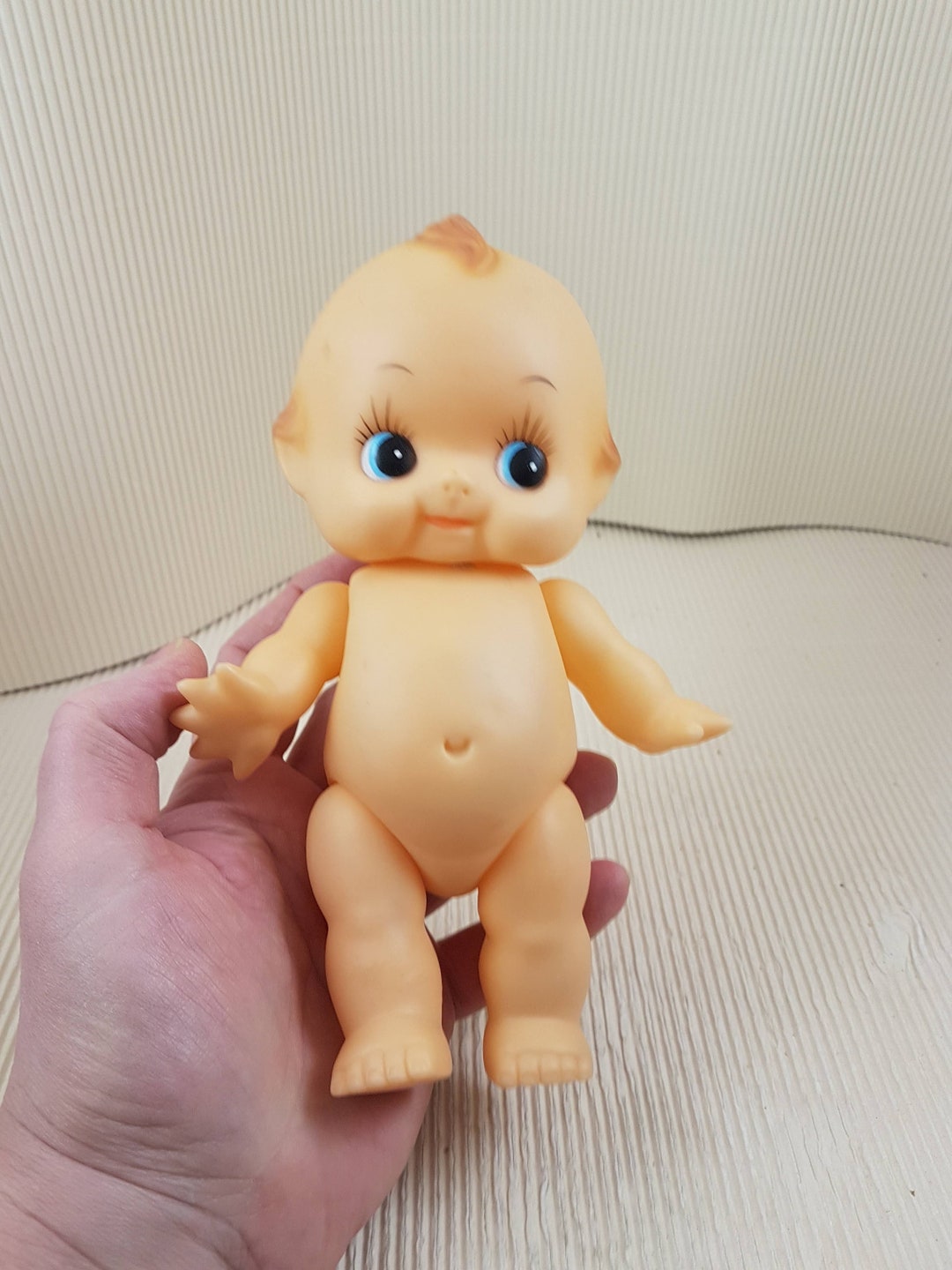 1960s Vintage Taiwan Plastic Kewpie Doll Vinyl Rubber Sweet Etsy