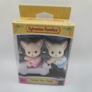 Sylvanian Families Baby Fennec Fox Twins Doll Japan