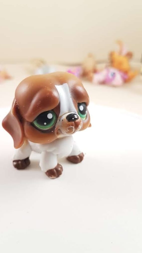 Figurine LITTLEST PETSHOP #688 : Chien Saint-Bernard - Occasion