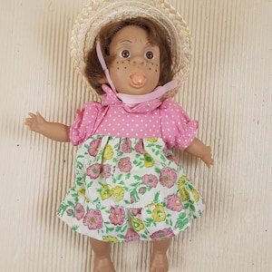 Vintage mini Danton plastic doll character girl