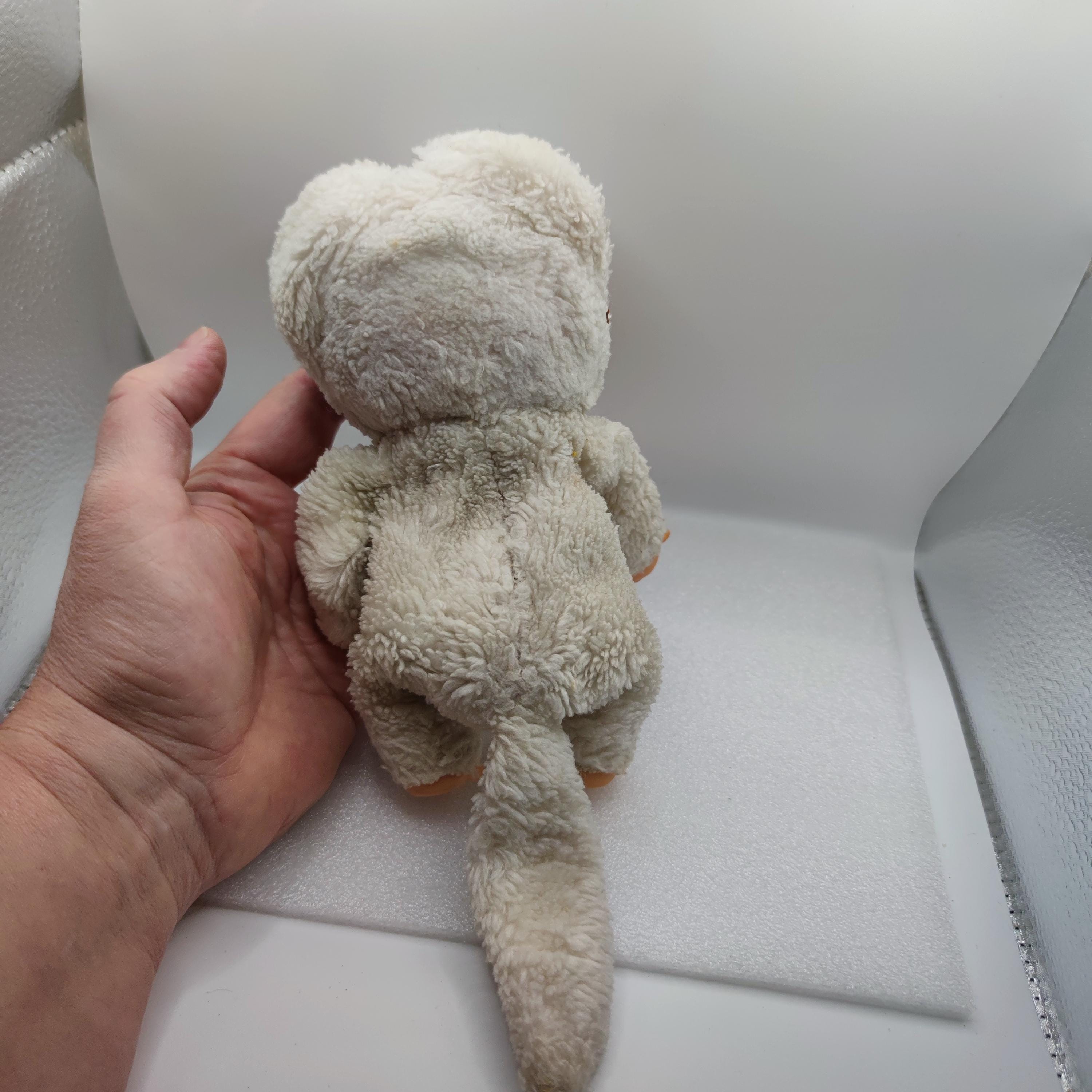 ヴィンテージ レア 70～80年代 モンチッチ子猫：ピンクホワイトの