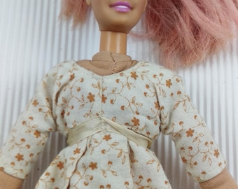 Vintage doll Barbie textile body