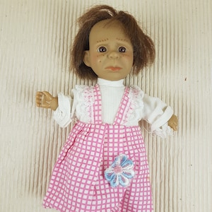 Vintage mini Danton plastic doll character girl
