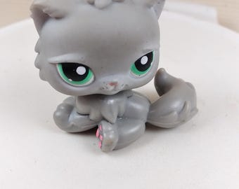 Figurine Petshop Chat Sphynx - Littlest Pet Shop LPS #1900 - Occasion
