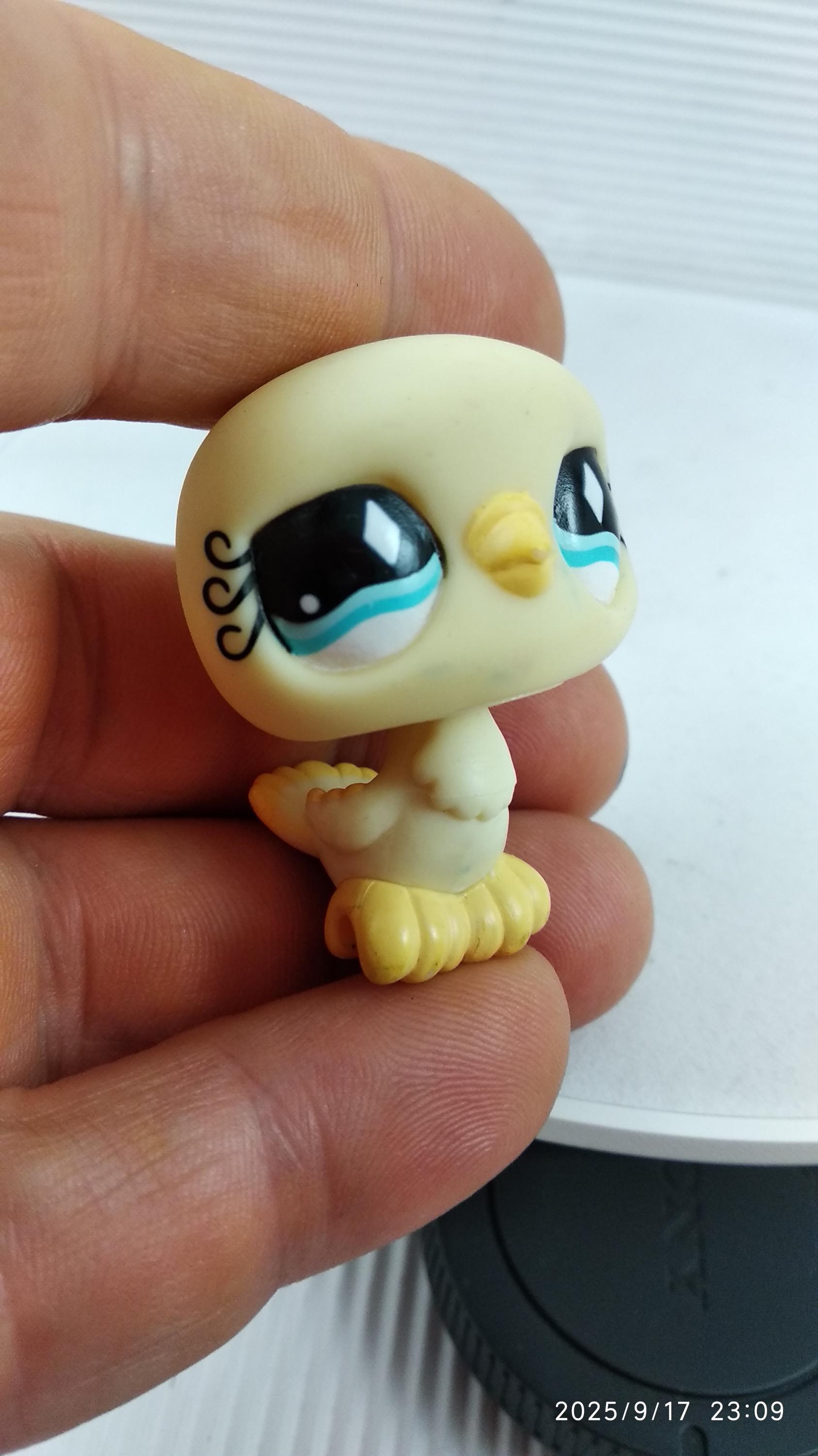 Figurine Littlest Pet Shop LPS #512 Pigeon Jaune - Très Bon état, Occasion