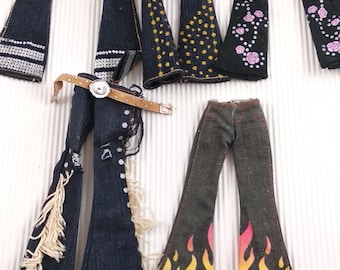 Pantalones vaqueros del atuendo de la muñeca Bratz Auténtico coleccionable de MGA