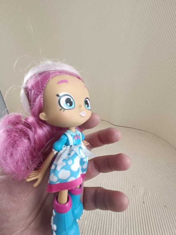 blue dress shopkin Girls Shopkins Pajamas Super Sweet Blue Purple Donut Cupcake Sleep Dress 4, Girl's