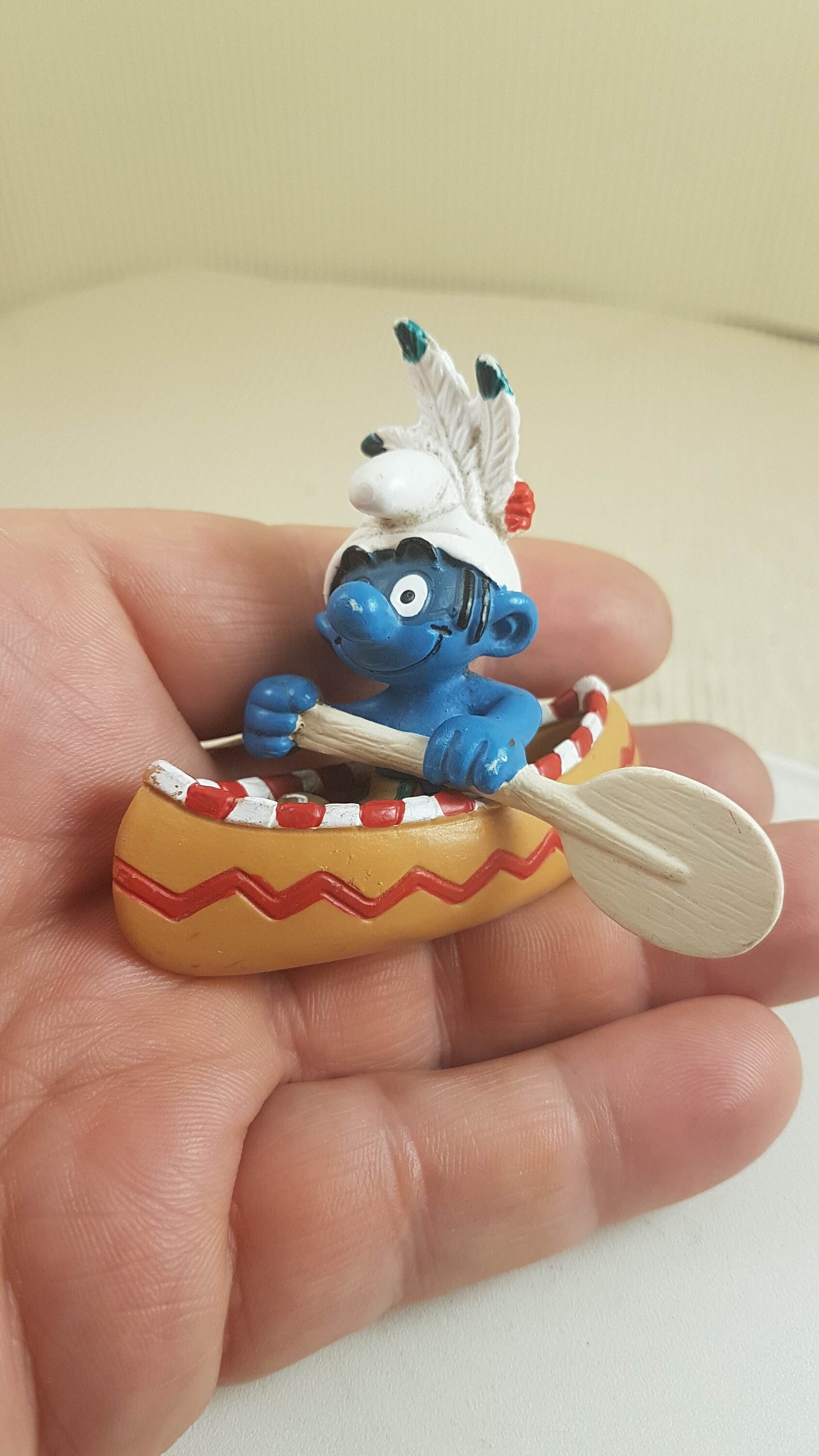 シュライヒ　インディアン フィギュア カヌー Schleich 42013 Indian In Canoe Figurine & 70309 Medizimann