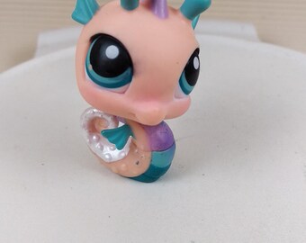 Figurine Littlest PetShop - Hippocampe #1314 (seahorse) - Occasion
