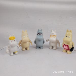Little My Moomin Figurines: Kawaii Characters Collectibles - Finland Set