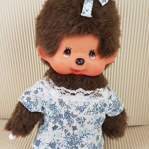 Vintage Monchhichi, Monchichi Doll, Little monkey girl, Gift idea
