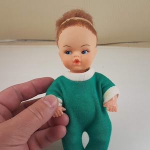 Vintage little plastic doll 1970s