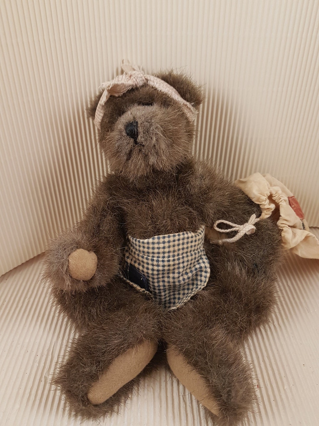 Vintage Teddy Bear Brown Plush Toy Antique Bear - Etsy