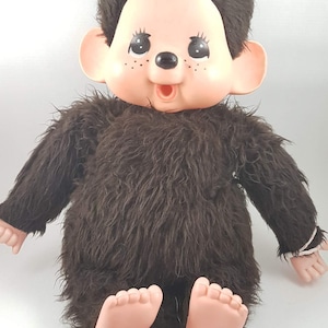 Vintage Monchhichi Doll, monkey doll,big doll,Gift idea