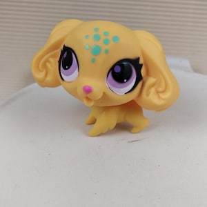 Authentic Littlest Pet Shop #3093 Spaniel Dog / Original Hasbro LPS