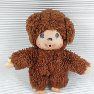 Vintage Monchhichi, Monchichi Doll, Little monkey , Gift idea 10cm