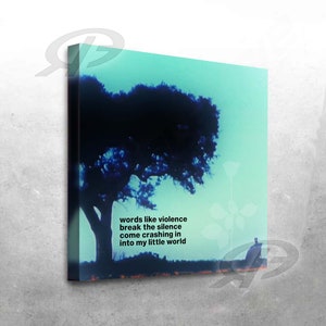 exklusiver DEPECHE MODE -Lyrics- Kunstdruck- Enjoy The Silence (No. 3)