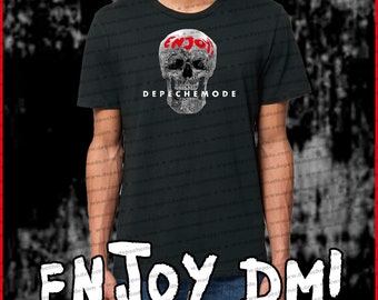 exclusive DEPECHE MODE Enjoy! - Premium Organic T-Shirt - Black - Front Print -