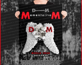 exclusive DEPECHE MODE poster - Memento Mori World Tour 23/24 - DIN A1