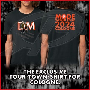 exclusive DEPECHE MODE Memento Mori World In My Tour 2024 No. 2 Premium Organic T-Shirt Black Front/Back Print image 5