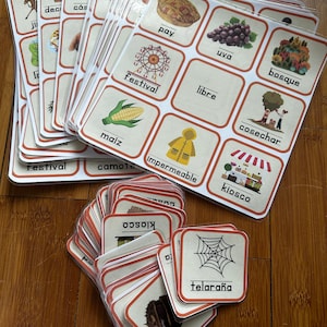 Bingo Otoño Español
