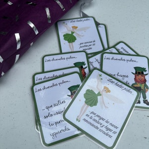 Tarjetas de Movimiento Hadas y Duendes / ムーブメント カード スペイン語