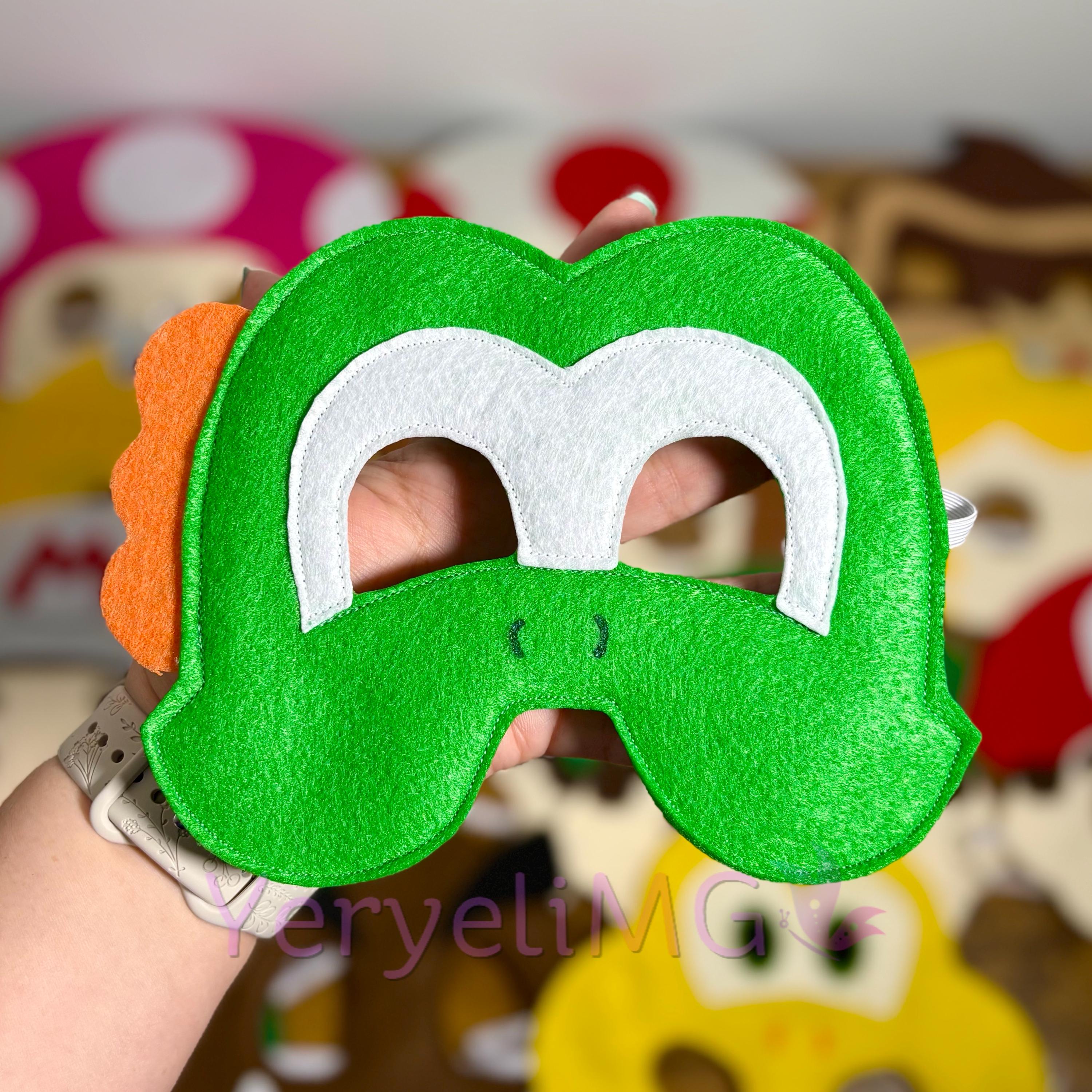 Masque de Figurine Super Mario Bros, Luigi, Yoshi, Cosplay de Couleur Pêche Bowser pour Enfants, Décoration de Fête d'Anniversaire, Cadeaux Décoratifs d 'Halloween / Figurines d'action et jouets Masque de Figurine Super Mario Bros, Luigi, Yoshi, Cosplay de Couleur Pêche Bowser pour Enfants, Décoration de Fête d'Anniversaire, Cadeaux Décoratifs d 'Halloween / Figurines d'action et jouets