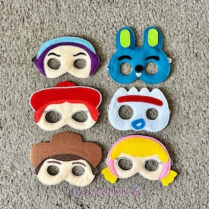 Máscara de Toy Story / Buzz / Woody / Jessie / Forky