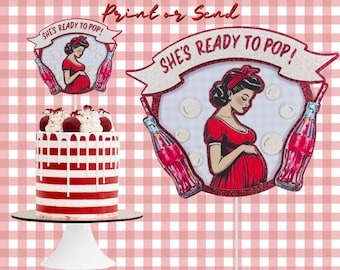 È pronta a scoppiare! - Decorazione per torta