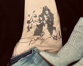 Dolly t-shirt for all the old school country music fans!