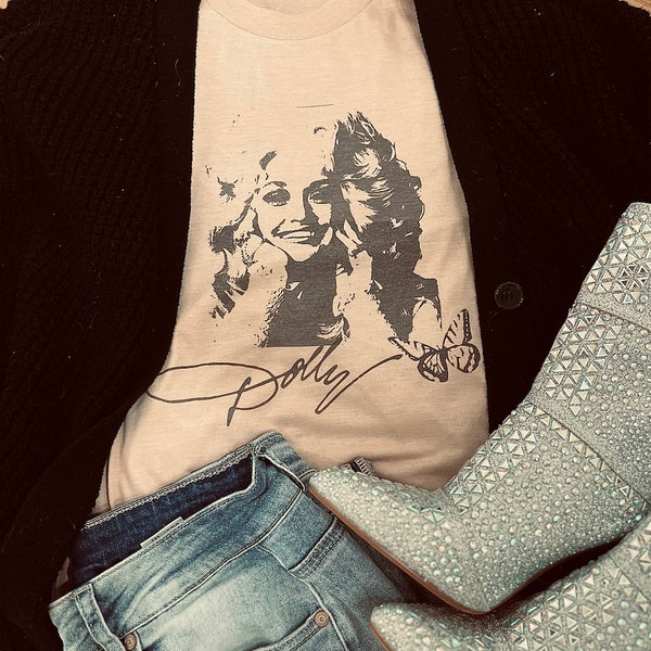 T-shirt Dolly pour tous les fans de musique country old school !