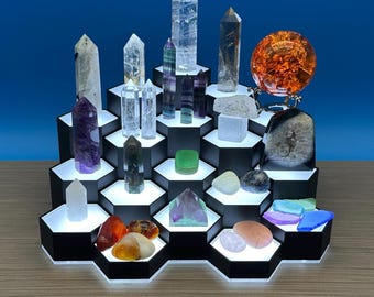 Crystal Table Display Crystal Display Stand - Etsy