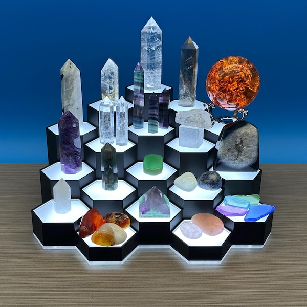 Crystal Display Stand: 18 x 60mm(2.3") Pedestals