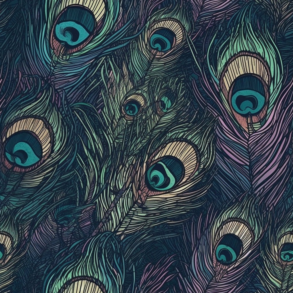 Peacock Feathers Etsy