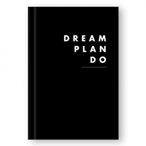 Dream, Plan, Do - Undatierter Planer für Ziele, To-Do's, Klarheit, Dankbarkeit | Tagebuch, Notizbuch, Organizer (deutsch)