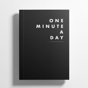 One Minute a Day Gratitude Journal – Daily Mindfulness, Self-Love Notebook, Positive Habits, 3 months