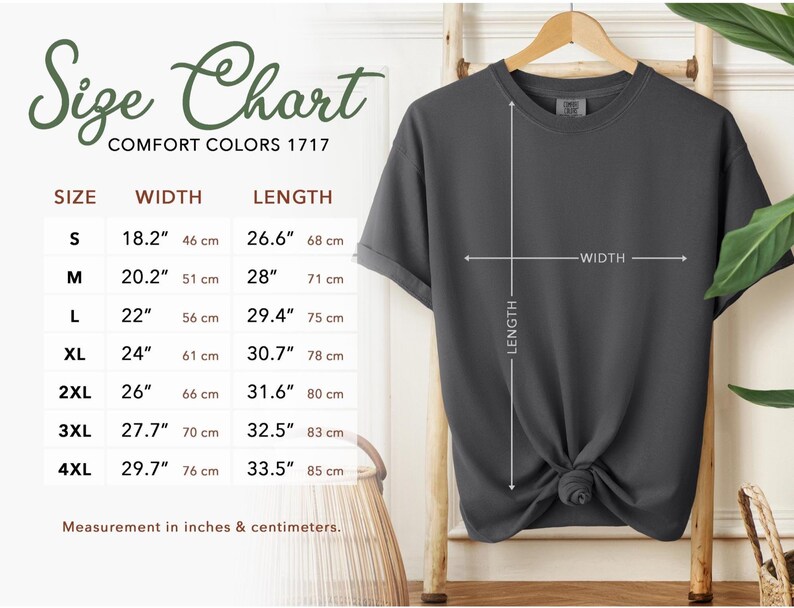以下が含まれることがあります： Tシャツのサイズチャートで、インチとセンチメートルで測定されています。チャートは、S、M、L、XL、2XL、3XL、4XLのサイズにおけるTシャツの幅と長さを示しています。