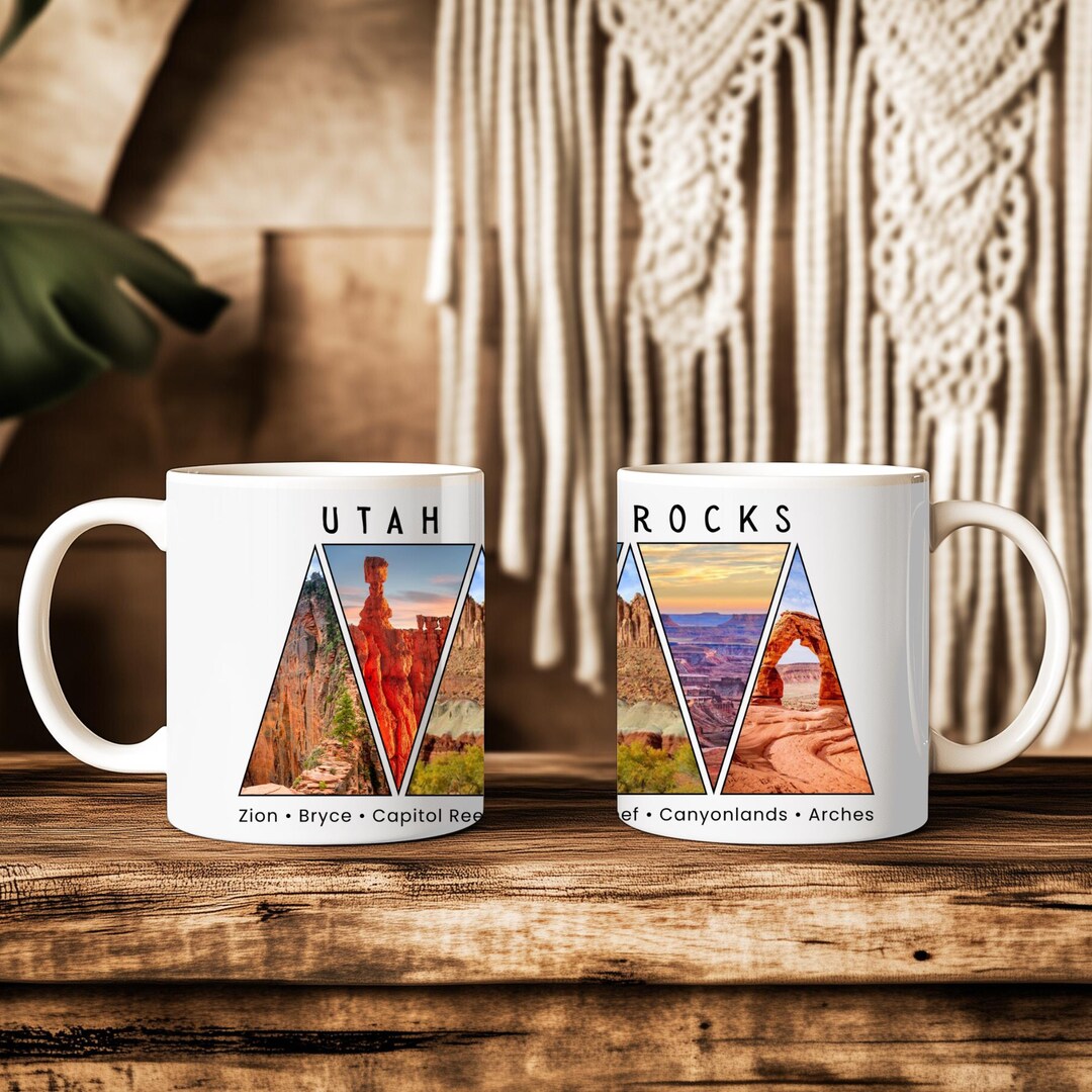 That Rocks Mug Utah Rocks Mug, Mighty Five Utah Souvenir, Capitol Reef Canyonlands ...