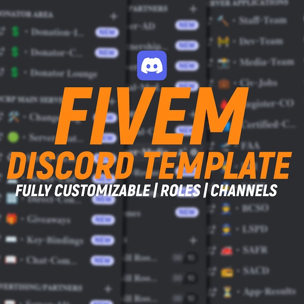 Fivem Discord Server - Etsy Australia