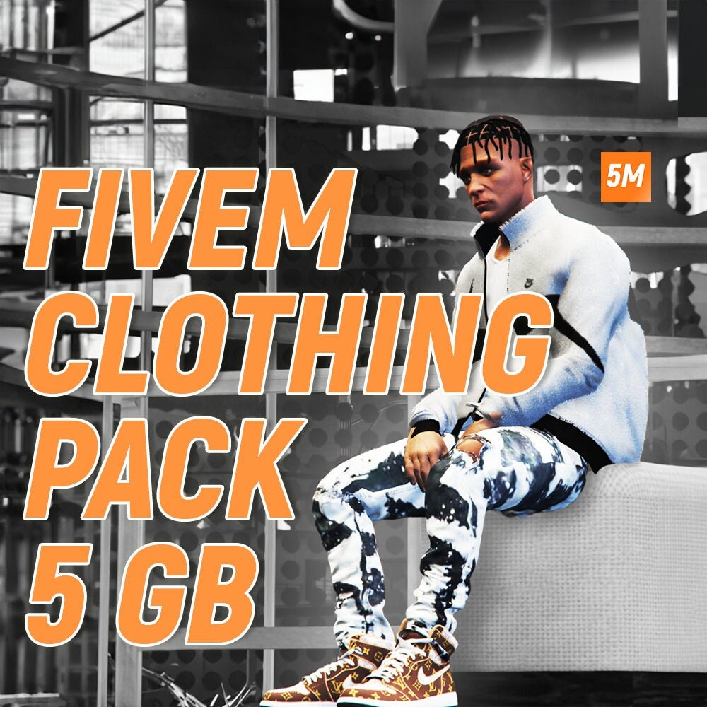 Fivem Clothing Pack 5GB Male Clothing Best Clothing Pack - Etsy UK