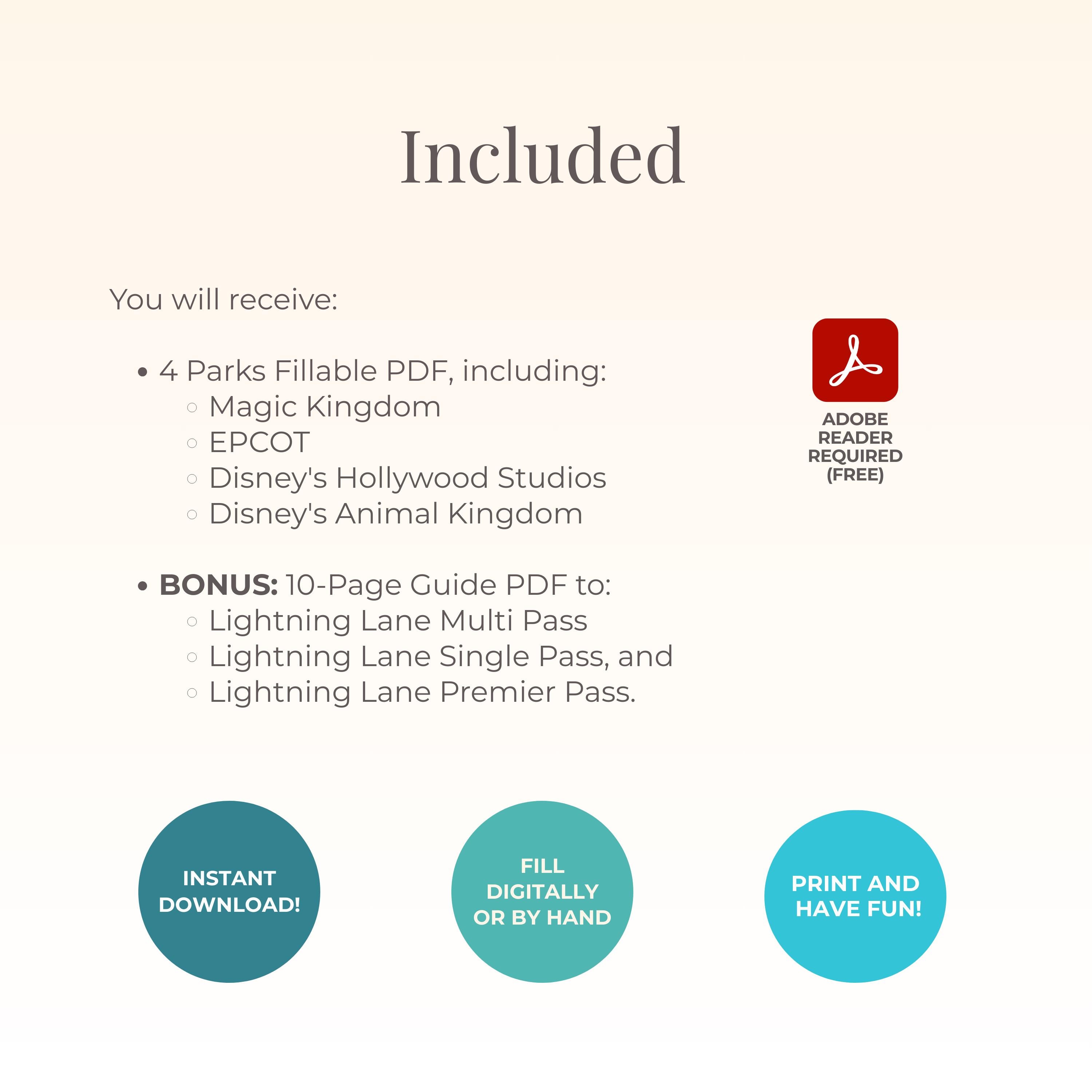 Epcot Guide.pdf WDW Planner 2026 | Magic Kingdom, EPCOT, Hollywood Studios & Animal ...