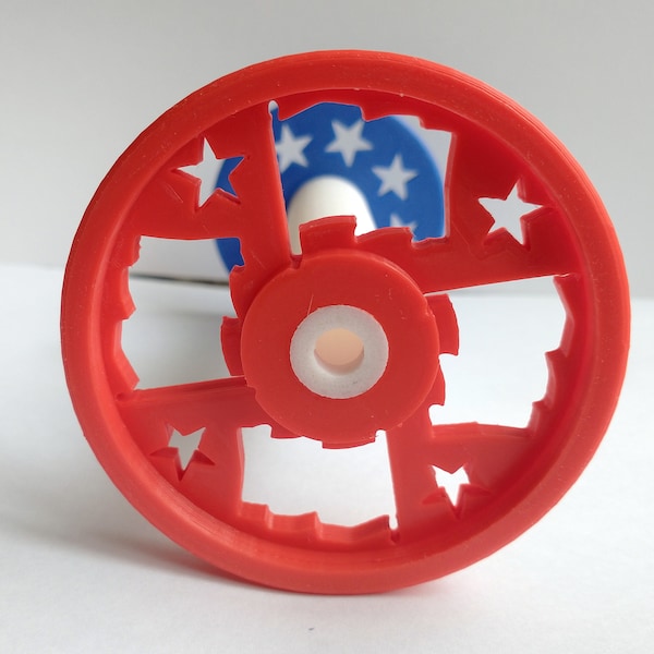 Bobbin for Ashford - 4th of July - American Flag and Stars